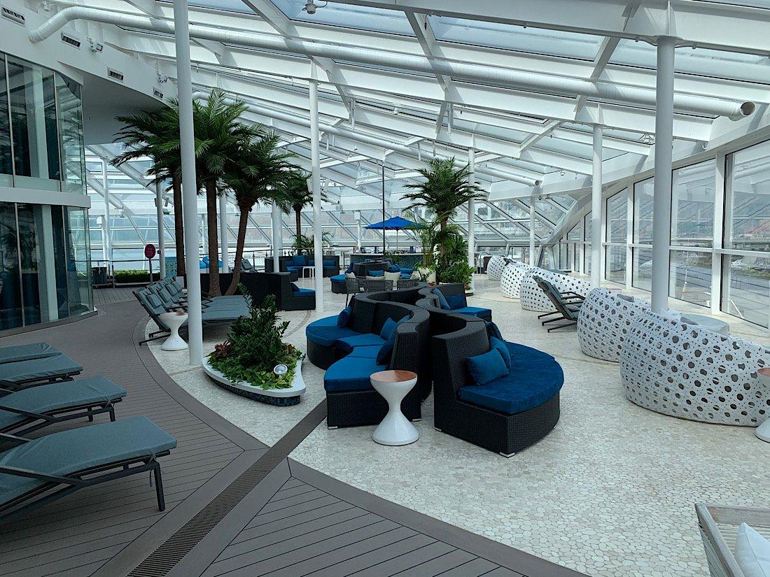 Spectrum of the Seas Solarium ocean view