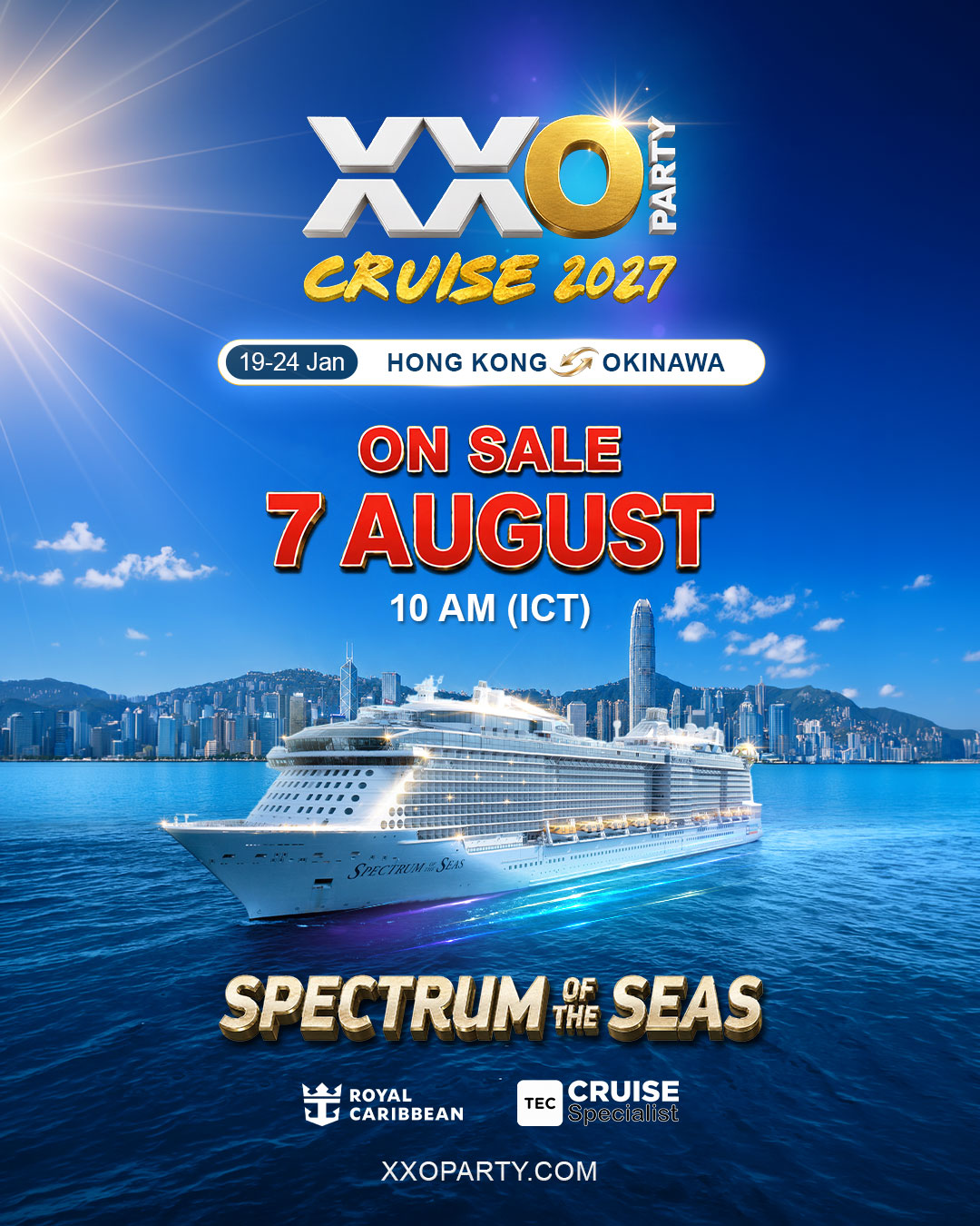 XXO Cruise 2027 Spectrum of the Seas