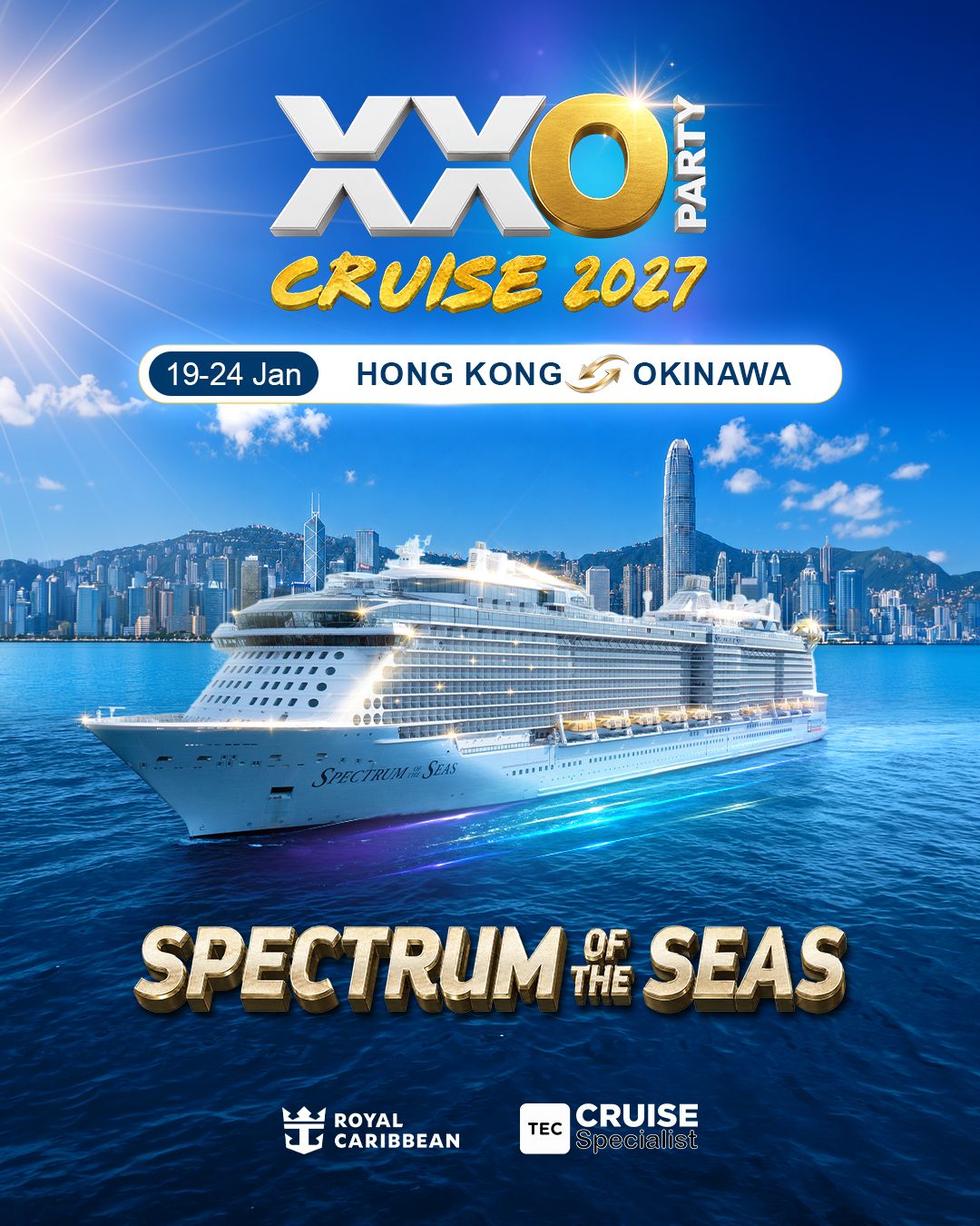 XXO Cruise 2027 Spectrum of the Seas